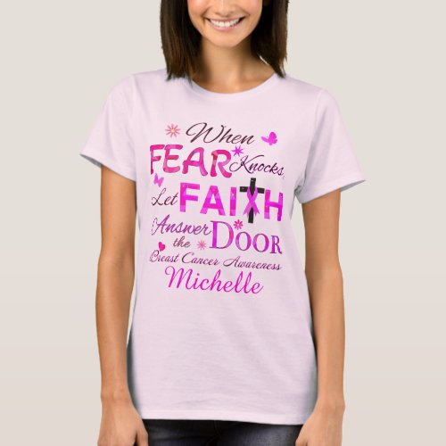 Let FAITH Answer the Door T_Shirt