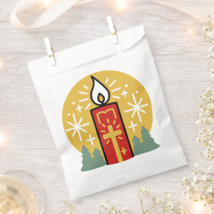 Let Faith Be Your Brightest Star Candle Art Favor Bag