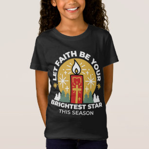 Let Faith Be Your Brightest Star Candle Art T-Shirt