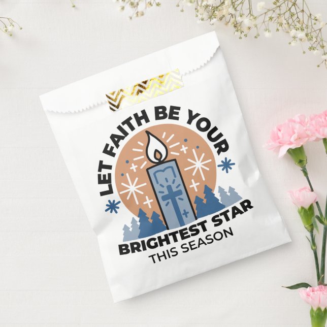 Let Faith Shine Bright: Winter Theme Favor Bag (Sealed)
