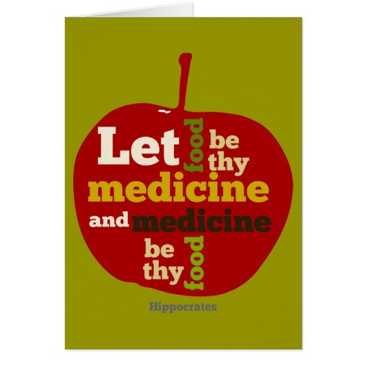 Let Food be thy Medicine APPLE (Front)