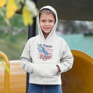 Let Freedom Rawr Kids 4th of July Hoodie