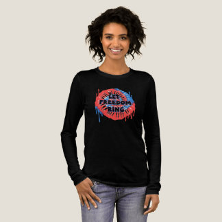 Let Freedom Ring: Bold 4th of July Tie-Dye Design Tri-Blend Shirt