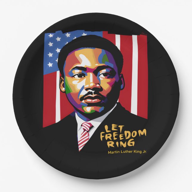 Let Freedom Ring Funny Quote Paper Plates (Front)