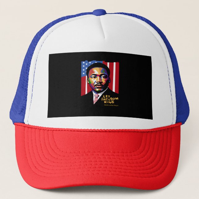 Let Freedom Ring Funny Quote Trucker Hat (Front)