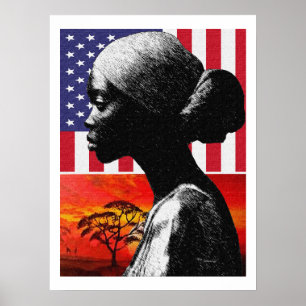 Let Freedom Ring - Juneteenth 1865 Poster