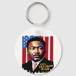 Let Freedom Ring, MLK Quote, Black History Keychain