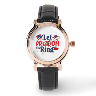 Let Freedom Ring - Perfect Square Black Watch
