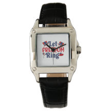 Let Freedom Ring - Perfect Square Black