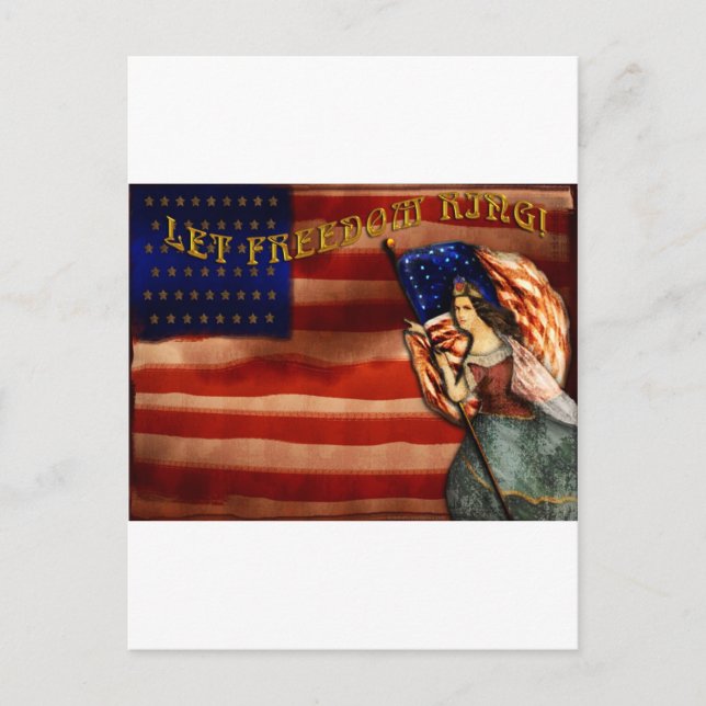 Let Freedom Ring Postcard (Front)