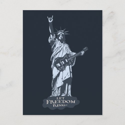 Let Freedom Ring Postcard