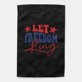 Let Freedom Ring Retro Vintage Garden Flag