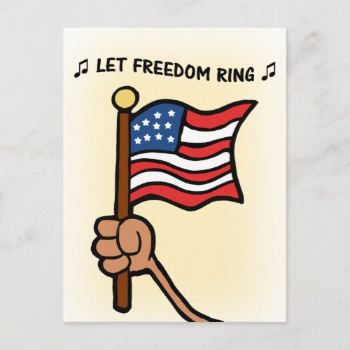 Let Freedom Ring _ Star Spangled Banner Postcard