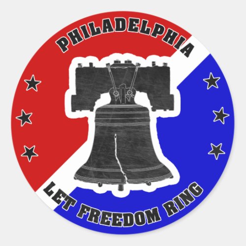 Let Freedom Ring stickers 20 small