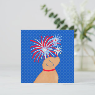 Let Freedom Ring Yellow Dog Note Cards