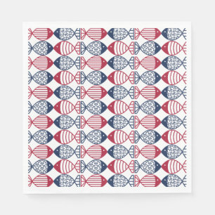 Let Freedom Stream! Patriotic Invitation Napkins