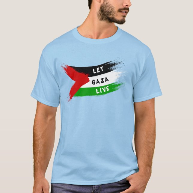 Let Gaza Live T-Shirt (Front)