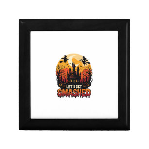 Let Get Smashed Halloween Haunted Castle Witches P Gift Box