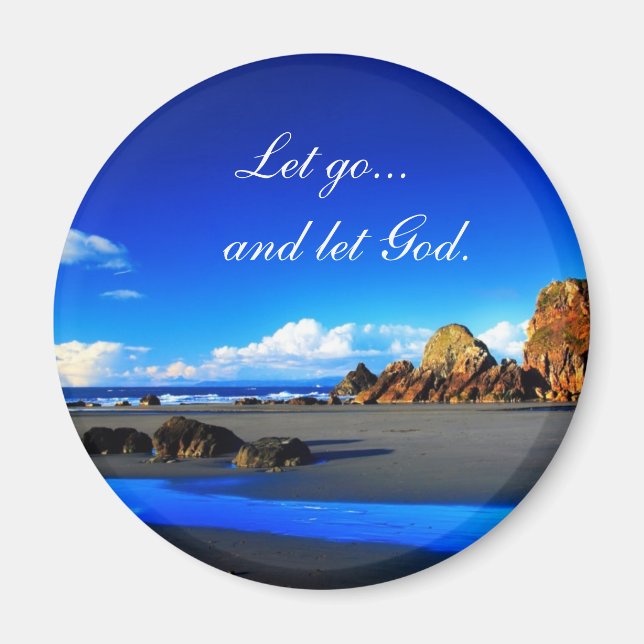Let go and let God. Magnet (Front)