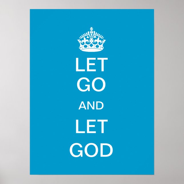 Let Go and Let God Poster (Front)
