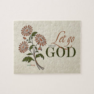 Let Go and Let God (Recovery Quotes) Jigsaw Puzzle