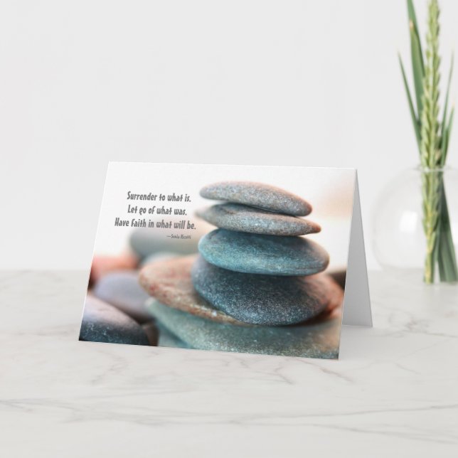 Let Go Greeting Card (Front)