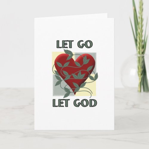 Let Go Let God Card