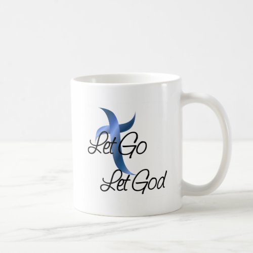Let Go Let God Christian Coffee Mug