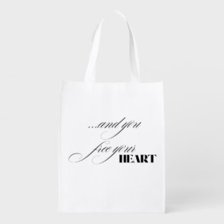 Let Go of Anger – Buddha Mindfulness Quote T-Shirt Grocery Bag