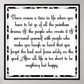 Let go of drama poster