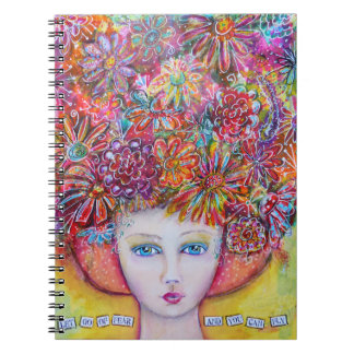 Let go of fear and you can fly notebook