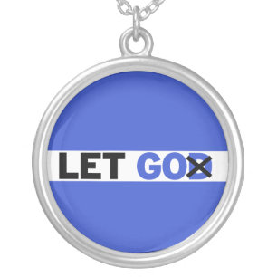 Let GO Silver Plated Necklace