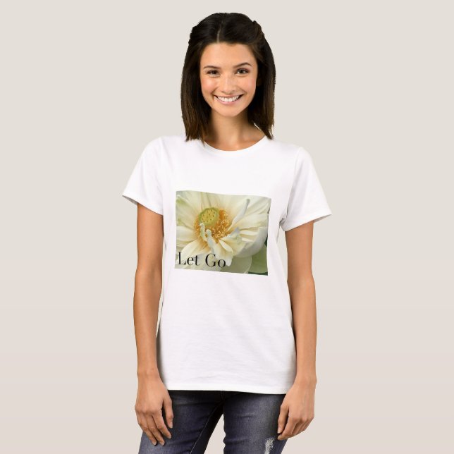 LET GO T-shirts 手放す　Momo Sakura アファメーションTシャツ (Front Full)