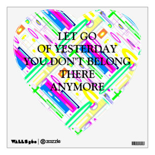 Let Go Wall Sticker