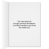 Let God transform you - Romans 12:2 Cards (Inside (Right))