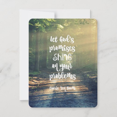 Let Gods Promises Shine on Problems Quote