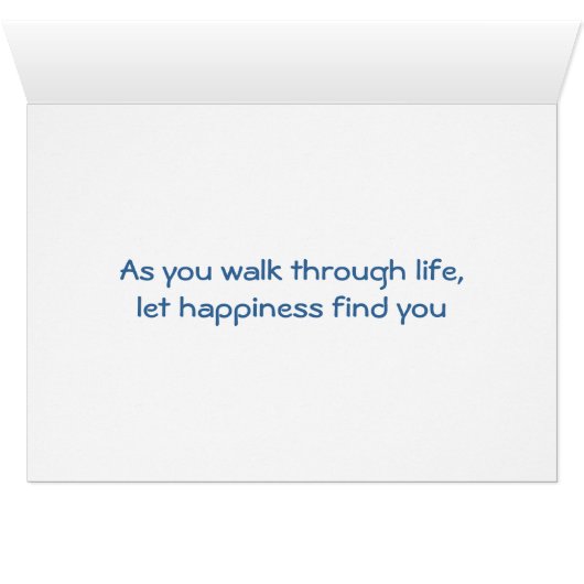 Let Happiness Find You (Inside Horizontal (Bottom))