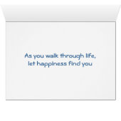 Let Happiness Find You Cards (Inside Horizontal (Bottom))