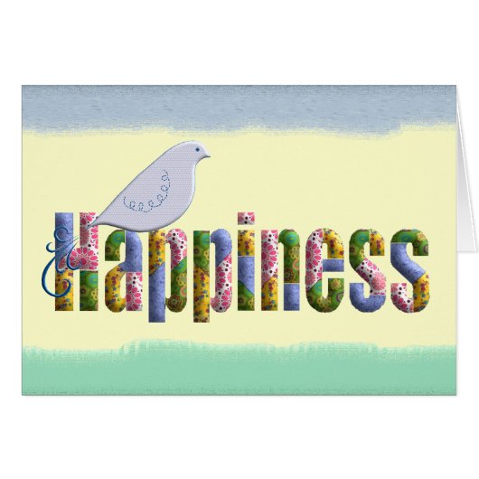 Let Happiness Find You Cards (Front Horizontal)