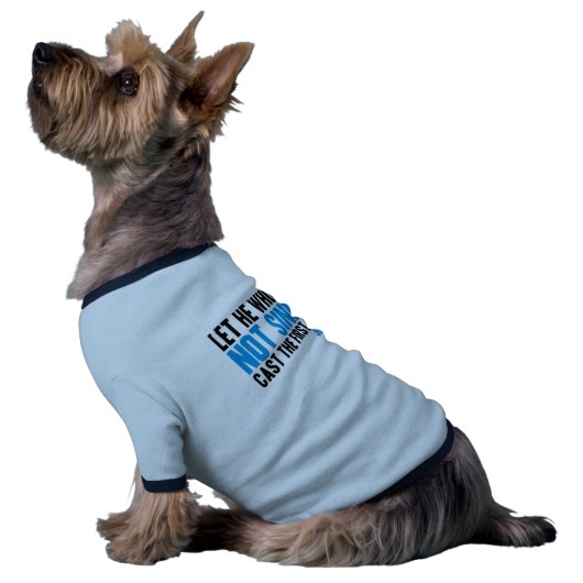 Let He Who Has Not Sinned Cast the First Stone T-Shirt (Side)