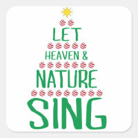 Let Heaven and Nature Sing X-mas Tree Image