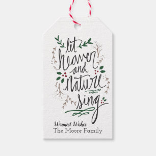 Let Heaven Sing Christmas Tag