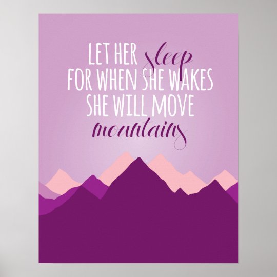 Let Her Sleep Print | Zazzle.com