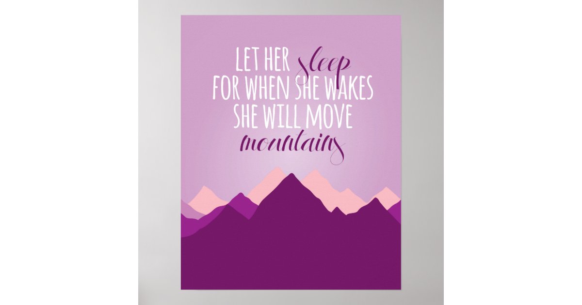 Let Her Sleep Print | Zazzle.com