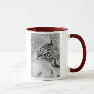 Let is snow  Kitty Cat Mug