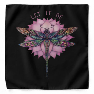 Let It Be Brocade Dragonfly Bandana