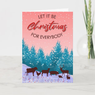 Let It Be Christmas for Everybody, Vegan Card