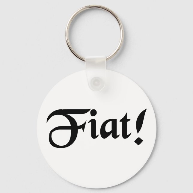 Let it be done! keychain (Front)