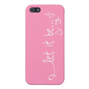 Let It Be Iphone Se/5/5s Case by weddingsNthings at Zazzle