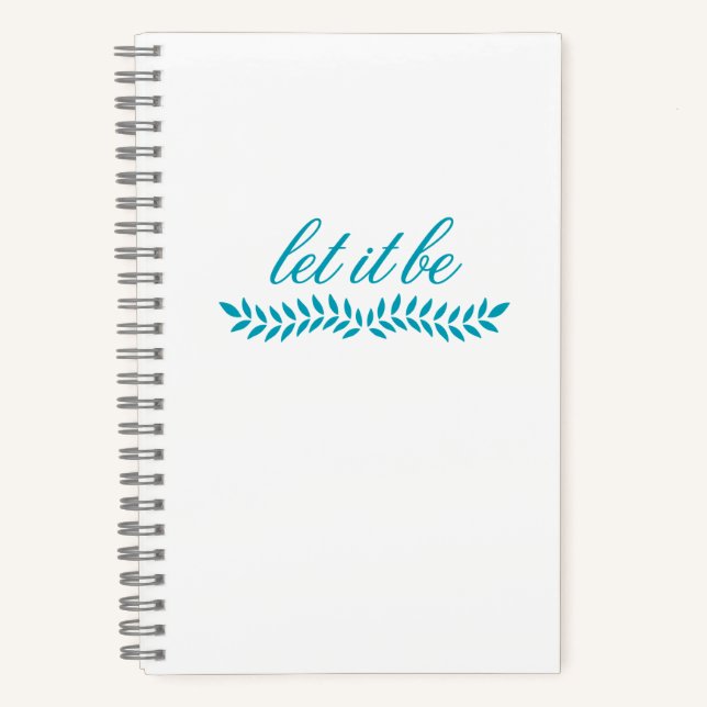 let it be notebook (Front)